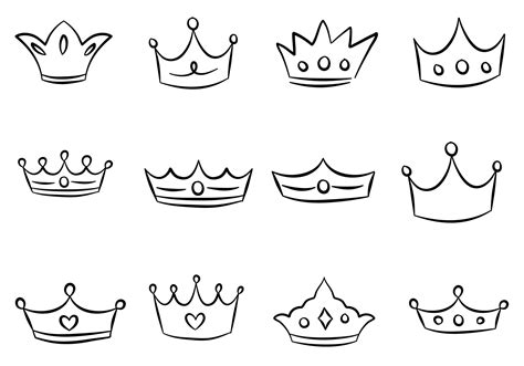 crown doodle